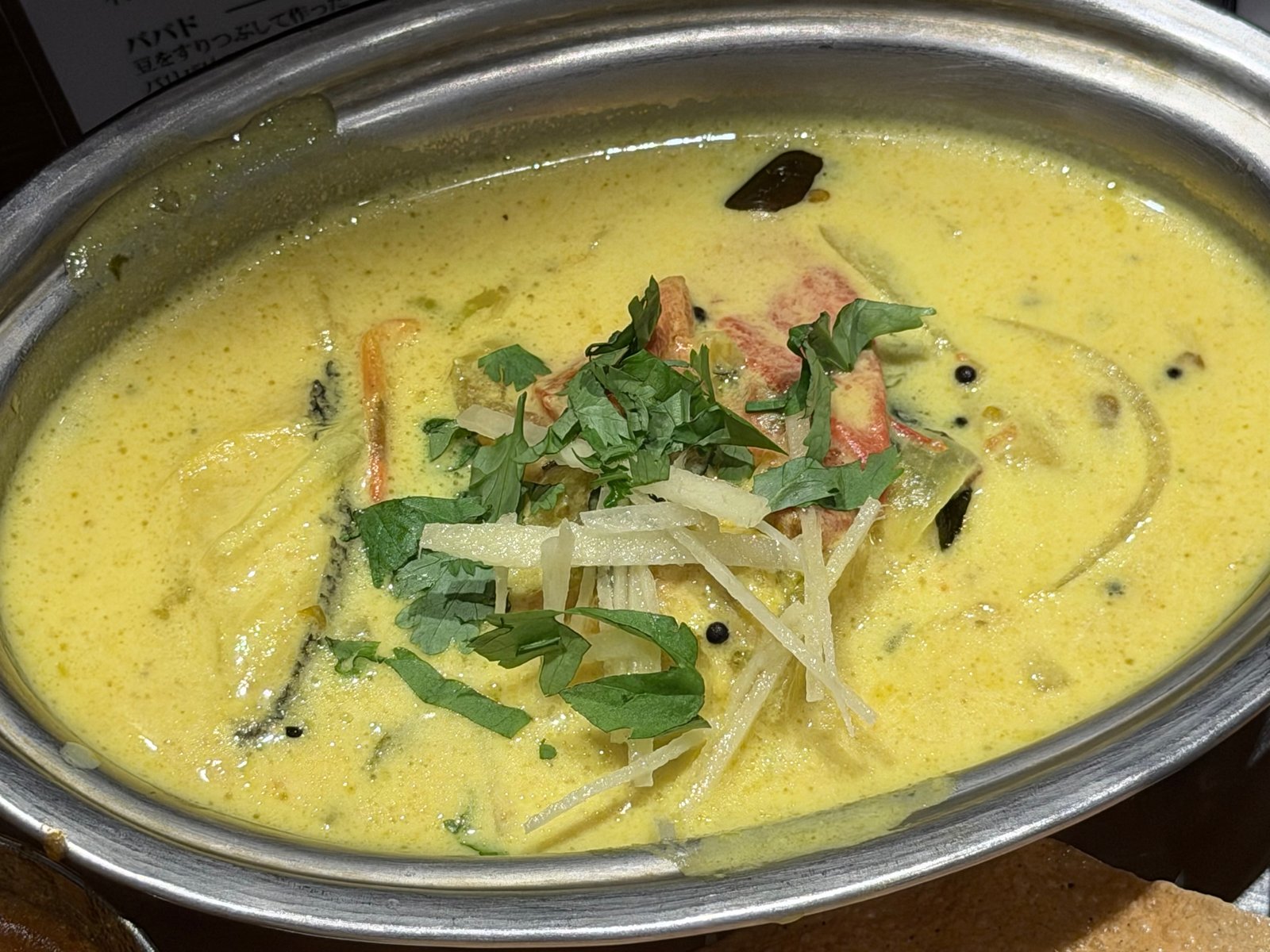 カレイのミーンモーレー(フィッシュカレー)