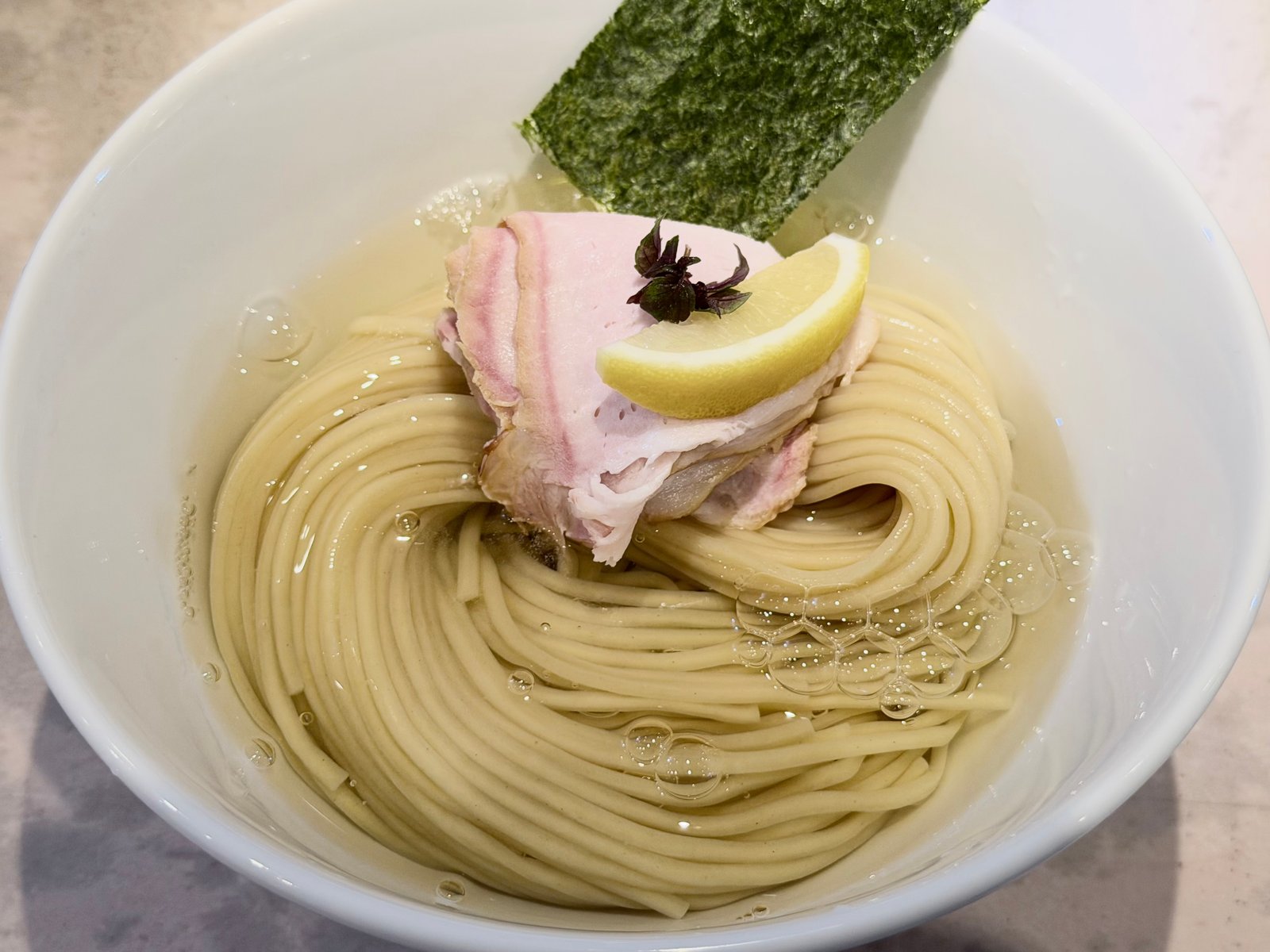 昆布水つけ麺しお