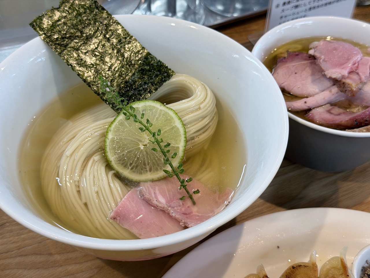 昆布水つけ麺 塩とハートランド
